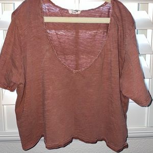 Cotton on flaring shirt